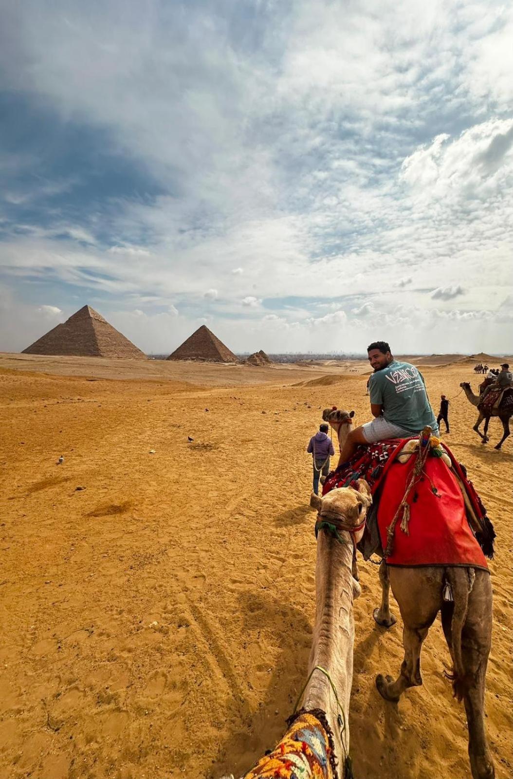 Horus Pyramids Inn Kafrat al Jabal Exterior photo